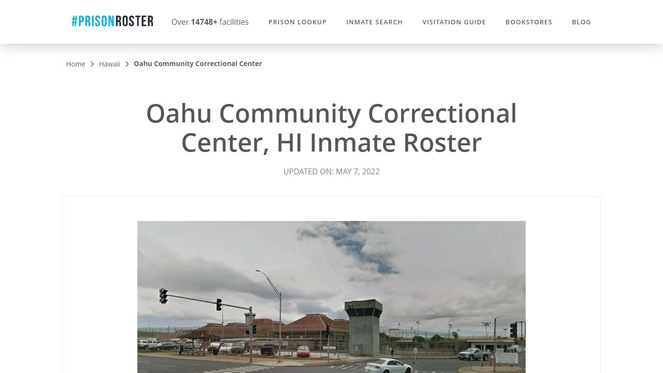 Oahu Community Correctional Center, HI Inmate Roster